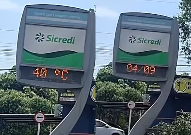 Dois Irmãos do Buriti bate 40°C nesta quinta, na véspera da frente fria em MS